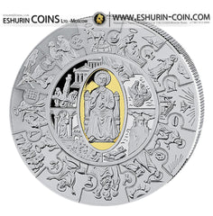 Liberia 2009 100 Dollars Apostle Petrus 1kg silver coin Либерия 2009 100 Долларов Апостол Пётр 1кг серебро монета