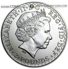 United Kingdom 2010 2 pounds Britannia 1 oz Proof silver coin