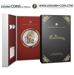 Cook Islands 2016 20 Dollars Masterpieces of Art Resurrection of Christ by Tintoretto