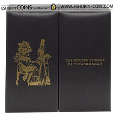 Cook Islands 2015 25/20 dollars Masterpieces of Art - Masterpieces of Art GOLDEN THRONE silver 93.3g gold 7.09g coin