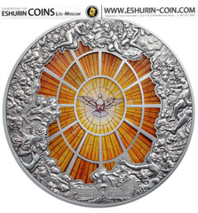 Cook Islands 2016 40 Dollars Windows of Heaven Giants Saint Peter Basilica in Vatican silver 311.0g coin Острова Кука 2016 40 Dollars серия "Небесные Окна" Собор Святого Петра в Ватикане серебро 311.00г монета 