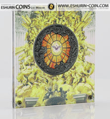 Cook Islands 2016 40 Dollars Windows of Heaven Giants Saint Peter Basilica in Vatican silver 311.0g coin Острова Кука 2016 40 Dollars серия "Небесные Окна" Собор Святого Петра в Ватикане серебро 311.00г монета 