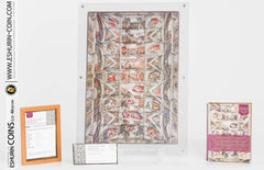 Ivory Coast 2018 10 000 Francs Codex of Michelangelo Sistine Chapel 1 081g Silver Set