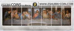 Niue 2012 5 Dollar Leonardo da Vinci The Last Supper Giants of Art 700g Silver Set 7 coins Ниуэ 2012 5 Долларов Леонардо да Винчи Тайная вечеря Гении искусства 700г серебро набор 7 монет 