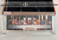Niue 2012 5 Dollar Leonardo da Vinci The Last Supper Giants of Art 700g Silver Set 7 coins  Ниуэ 2012 5 Долларов Леонардо да Винчи Тайная вечеря Гении искусства 700г серебро набор 7 монет 