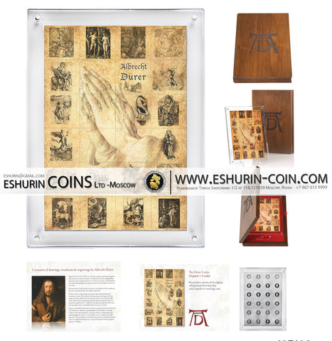 Niue 2012 1 Dollar Codex of Albrecht Durer 1Kg Silver Set coins ARTNIUE0059