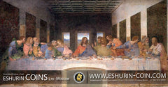 Niue 2012 5 Dollar Leonardo da Vinci The Last Supper Giants of Art 700g Silver Set 7 coins Ниуэ 2012 5 Долларов Леонардо да Винчи Тайная вечеря Гении искусства 700г серебро набор 7 монет 
