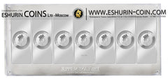 Niue 2012 5$ Leonardo da Vinci  Silver Set 7 coins
