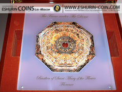 Ниуэ 2014 10 Долларов Сикстинская Капелла фреска под куполом 1кг серебро набор 9 монет