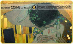 Niue 2015 5 Dollars Gustav Klimt's "The Kiss" Giants of Art 1 050g Silver Set 15 coins